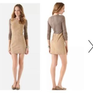 Rebecca Taylor knit suade dress